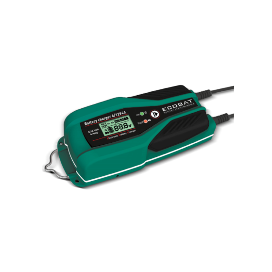 Ecobat - EBC4UK - Battery Charger 6/12V 4A