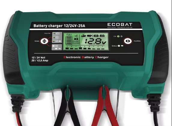 Ecobat - EBC25UK - Battery Charger 12/24V 25A