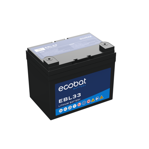 Ecobat - EBL33 - Lithium  Mobility Multi Purpose Battery, 12.8V
 33Ah