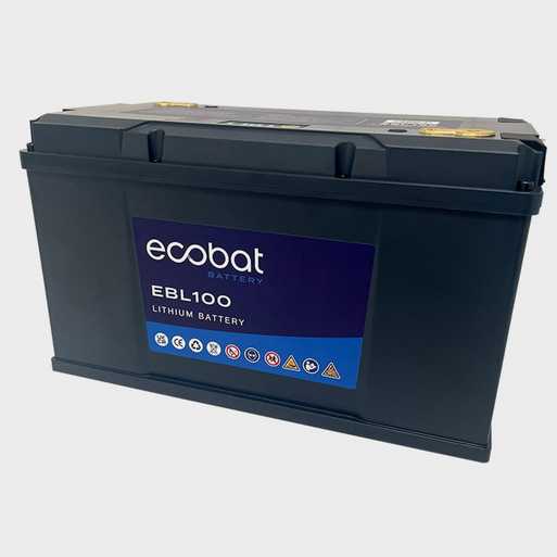 Ecobat - EBL100 - Lithium Multi Purpose Battery, 12.8V
 100Ah