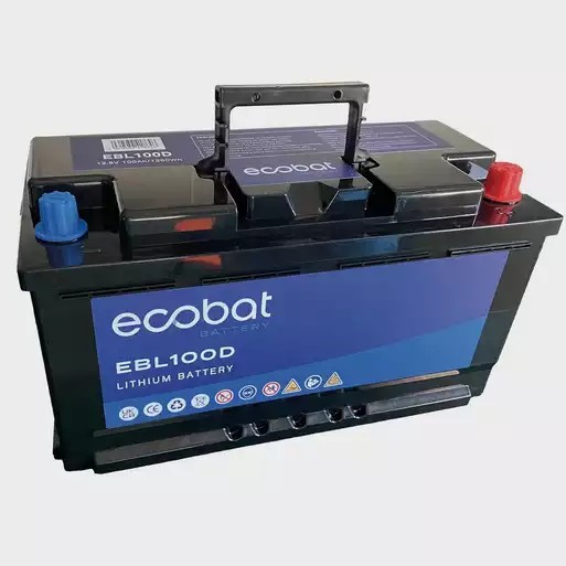 Ecobat - EBL100D - Lithium Leisure Battery, 12.8V
 100Ah