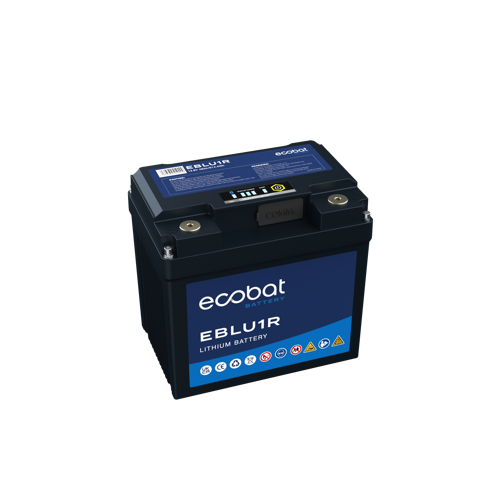 Ecobat - EBLU1R - Advanced Lithium Leisure Multi Purpose Battery with Blutooth, 12.8V
 48Ah