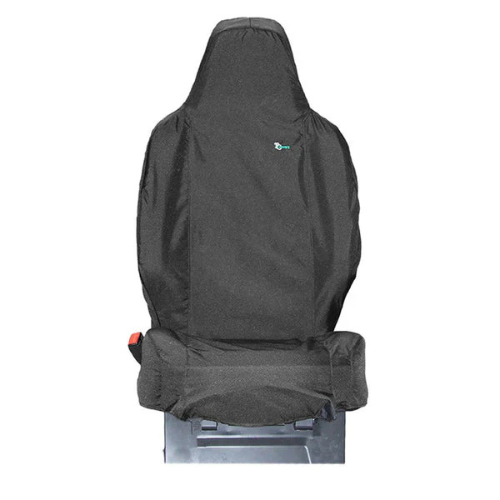 Fiat Doblo 2022 Single Passenger Seat Cover Fixed Headrest, Black - TA6540 - Town & Country