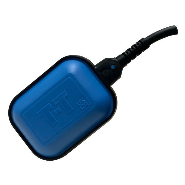 Economy Float Switch, Durable Polypropylene, Liquid Level Control, 30m Cable - T-T Pumps - LT/FLO103-30M