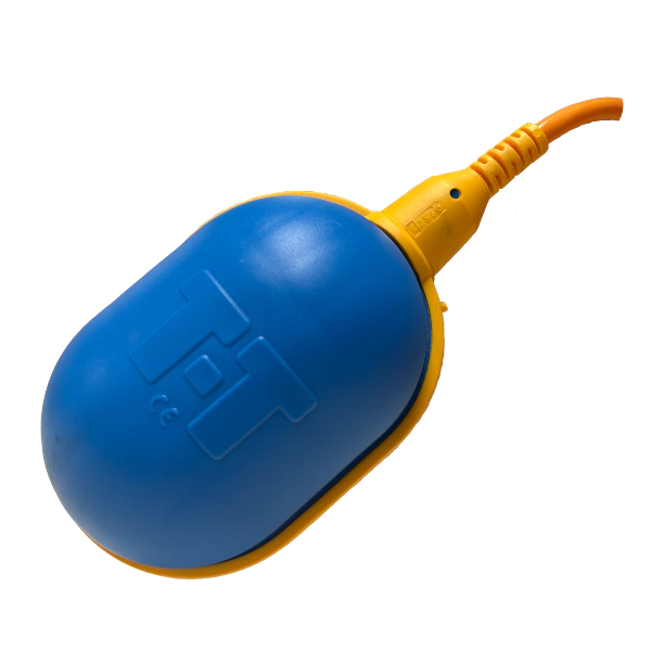 Fuel Float Switch, Non‑Mercury, Durable Polypropylene Housing, 10m Cable - T-T Pumps - LT/FLO106-10M
