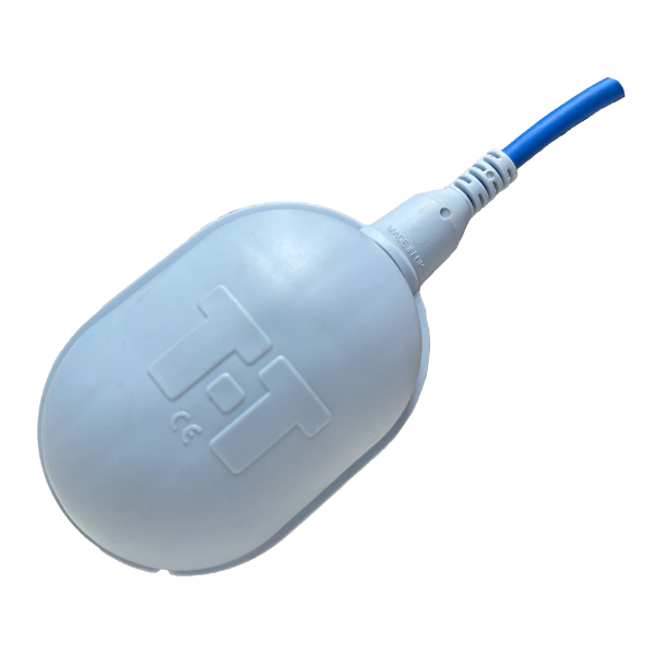 Portable Float Switch, Non-Mercury, WRAS & NSF Approved, 10m Cable - T-T Pumps - LT/FLO107-10M