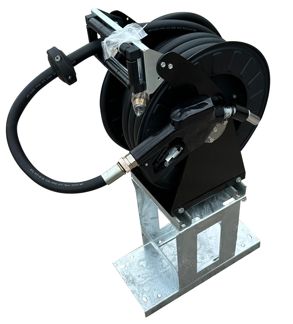 Hose Reel & Bracket Kit, DyMac - HR10-1-GFMB-HR-1