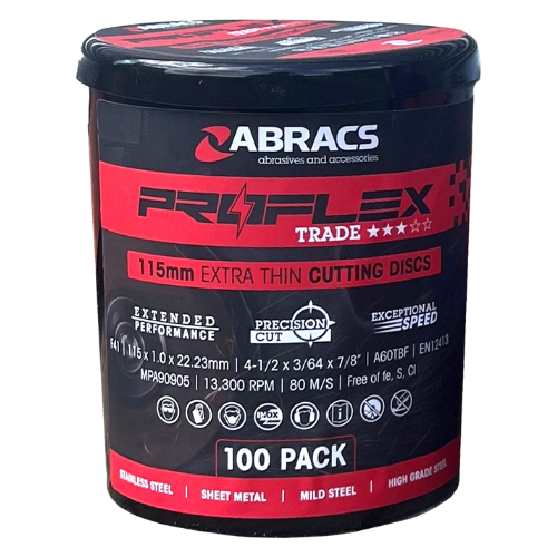 Abracs Phoenix II Cutting Discs, 75mm x 1.0mm x 10mm - Pack of 100, PH07510FI