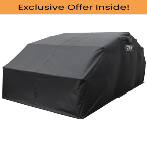 Sealey CCS01 Vehicle Storage Shelter 2.7 x 5.5 x 2m