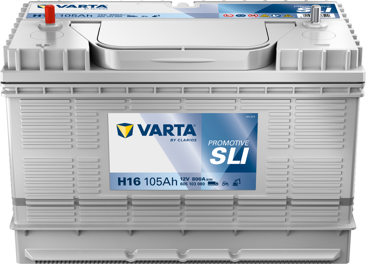H16 VARTA PROMOTIVE HEAVY DUTY COMMERCIAL BATTERY 12V 105Ah - 605103080, 2 Years Warranty