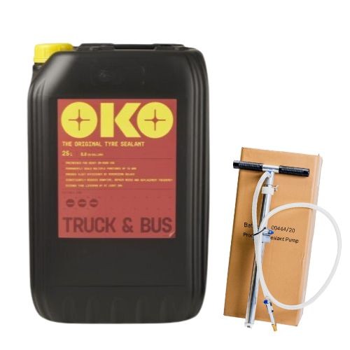 OKO 25L On Road Truck & Bus Tyre Sealant - OKO06 & OKO Application Pump