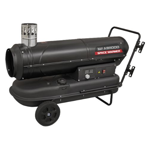 Space Warmer Indirect Kerosene/Diesel Heater with Wheels 102,000Btu/hr