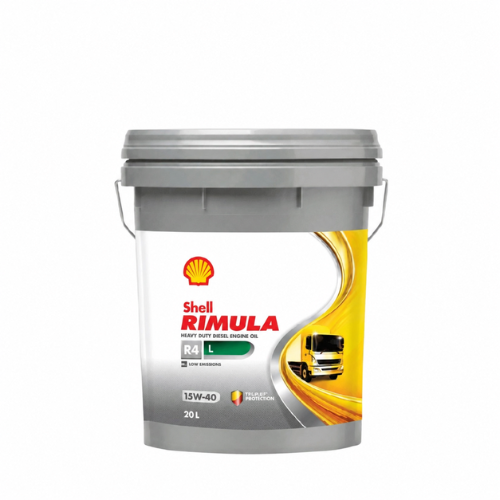 Shell 550047251 Rimula R4L 15W-40 CK4, HD Engine Oil - 20 Litre
