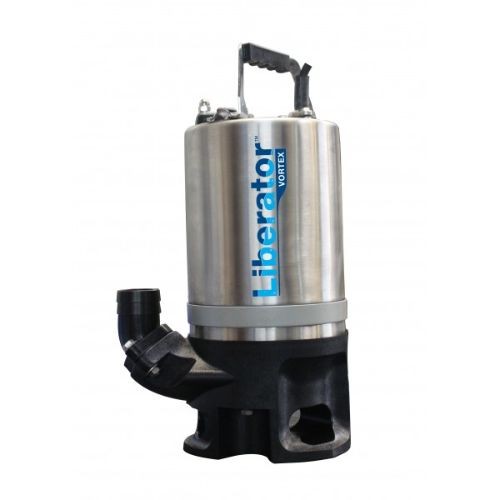 T-T Pumps Liberator Vortex, Heavy Duty Dewatering Pump, 110V , PH/LIBV750/110V