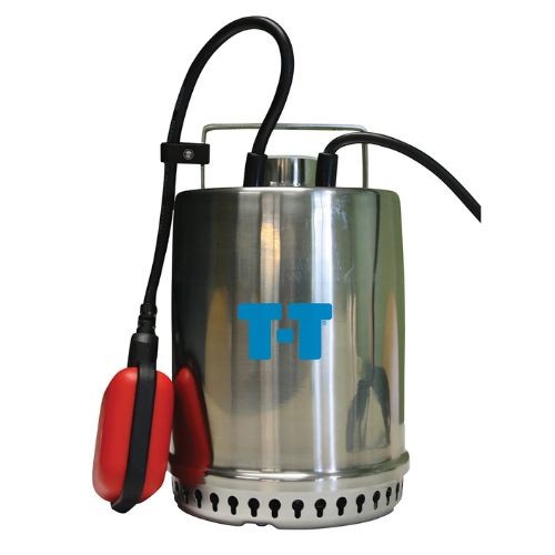 T-T Pumps T-T 100 - Submersible Drainage Pump for Clean Water, 110 LPM Max Capacity , PW/TT100