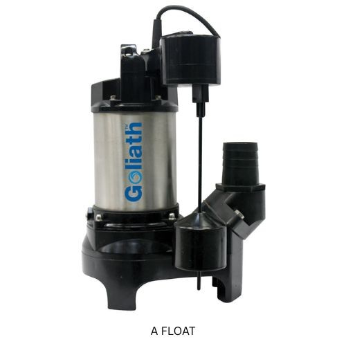 T-T Pumps Goliath Super - Robust Auto Float Sump Pump, 4.1L/Sec , PM/GOLIATHS1/2-A
