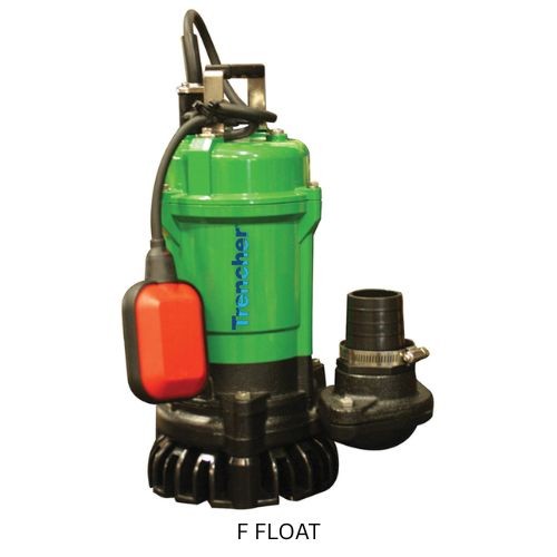T-T Pumps Trencher Auto F Float Submersible Drainage Pump, 230V , PH/T400/230VF