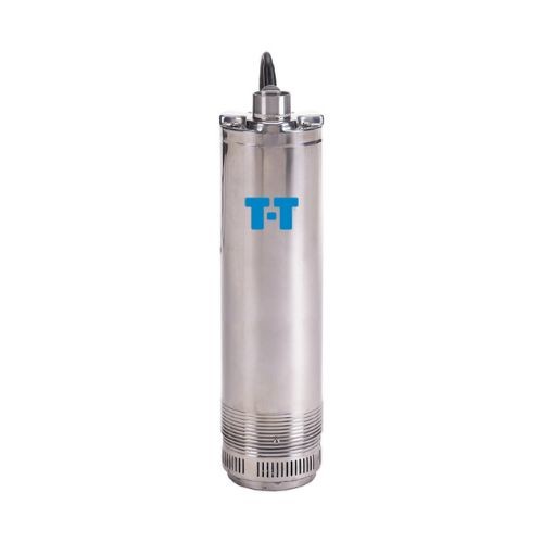 T-T Pumps T-T Well - Submersible Clear Water Well Pump, 0.5kW, 32mm Discharge , PW/WELL100G